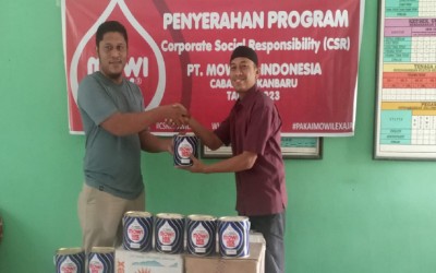 MTSS NAHDIYAH MENDAPATKAN PROGRAM CORPORATE SOCIAL RESPONSIBILITY (CSR) DARI PT. MOWILEX INDONESIA CABANG PEKANBARU